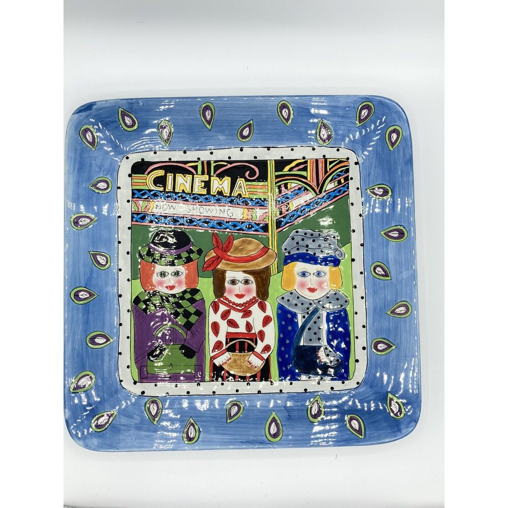 BELLA CASA Susan Paley by Ganz Ladies Night Out Platter